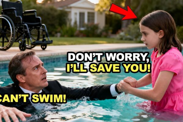 PARALYZED MILLIONAIRE ABOUT TO DROWN — THE MAID’S DAUGHTER JUMPS IN TO SAVE HIM
