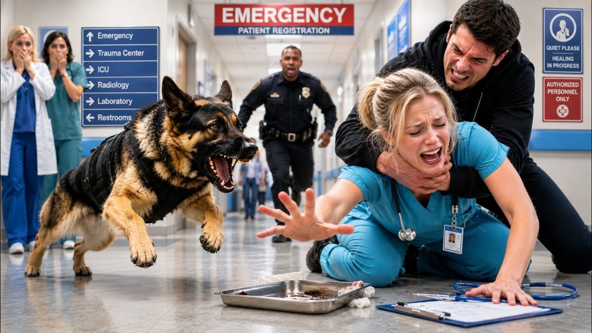 “She’ll Absorb This Too”—They Target Quiet Nurse, Until a Military K9 Finds Career-Ending Evidence