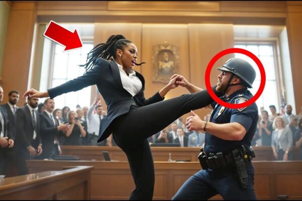 Cop Kicks Black Navy SEAL in Court and Is Shocked When She Strikes Back