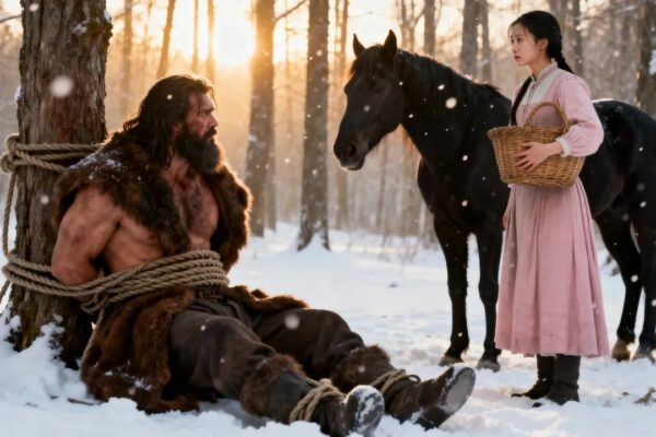 Chinese Widow Saved A Mountain Man Tied To A Tree – He Gave Her A Hidden Kingdom In Return 