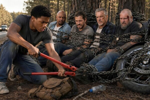 Don’t Be Scared, I’ll Help You, Black Boy Told Four Chained Bikers 2,000 Riders Rode to Find Him