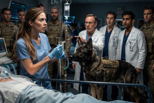 Nobody Knew the Quiet Nurse Was a Secret Military Medic — Until Her K9 Chose Her Over Every Doctor