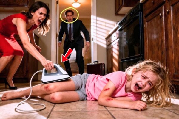 “Little Girl’s Cry Echoed Through the Hall — Until Her CEO Father Saw What the Stepmom Hid. 