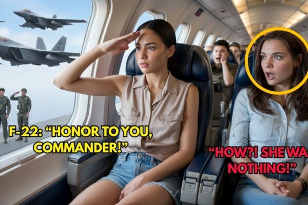 She Was Just a Passenger — Until the F 22s Requested Clearance Under Her Name