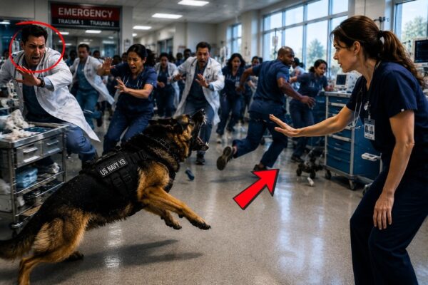 The Military K9 Attacked Every Doctor — Until He Recognized the Nurse’s Scent