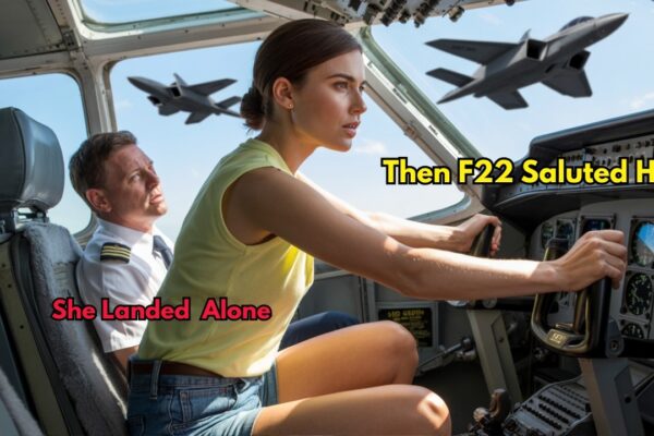 She Landed the Plane Alone — And the F-22s Whispered Her Call Sign 