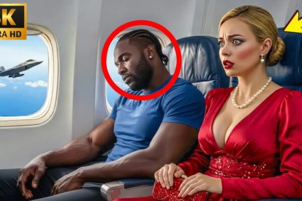 A Black Single Dad Was Asleep in Seat 8A — When the Captain Asked If Any Combat Pilots Were on
