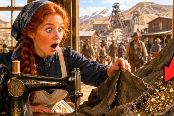 She Earned Pennies Sewing Miners’ Clothes—While the Gold Dust Trapped in the Fabric Silently Made Her Rich