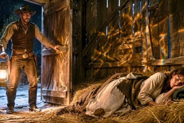 Lone Rancher Found His Cook Living in a Barn… The Next Day, He Gave Her the Home She Never Had 