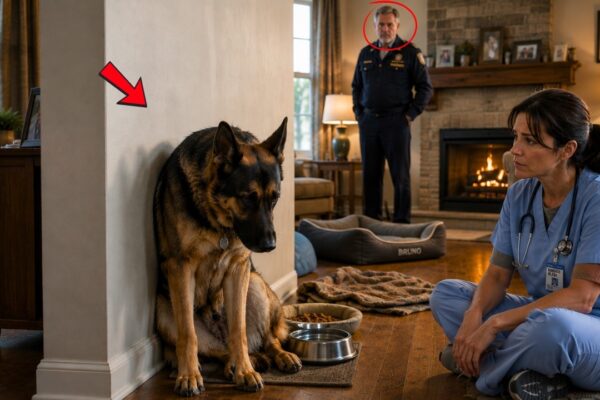 A Nurse Was Asked to Visit a Navy Admiral’s K9 — Until She Saw Him Staring at the Wall
