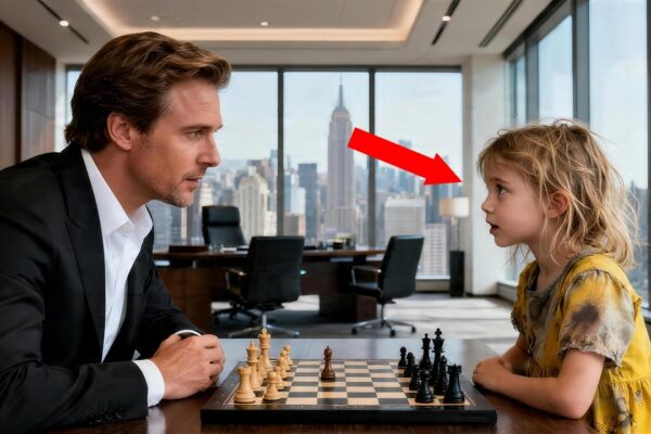 Millionaire CEO Invites a Janitor’s Daughter to Play Chess—Not Knowing She’s a Child Genius…