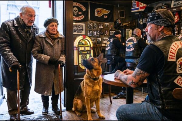 “Can We Rest Here?” An Elderly Couple Meets Hells Angels Boss — What Followed Brought Hope