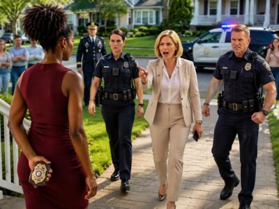 Cops Wre Called on a Black Woman—But They Froze When the Police Chief Arrived and Called Her My Wife 