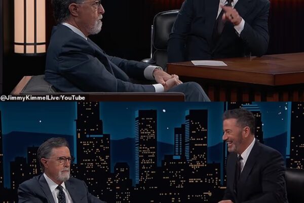 Stephen Colbert sounds off on CBS during late-night return… while sporting Letterman-like beard months after cancellation
