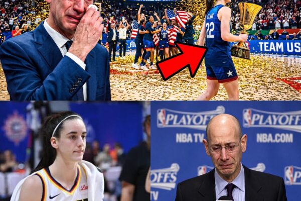 ADAM SILVER IN TEARS AS CAITLIN CLARK LEAVES TEAM USA AFTER WIN WORLD CUP IN FIBA 