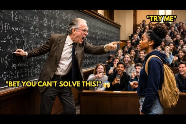 Professor Doesn’t Know Black Student Is a Math Genius — Gives Her “Impossible” Problem to Humiliate