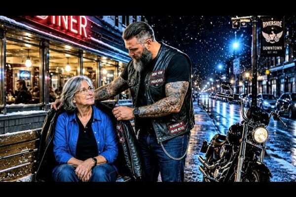 A Wealthy Widow Pretended to Be Homeless to Test a Biker — By Sunrise, She Couldn’t Stop Crying.