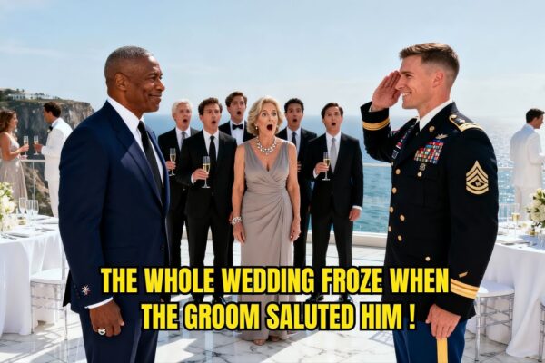 Everyone Mocked Black Man at the Wedding — Froze When the Groom Gave Him a Command Salute