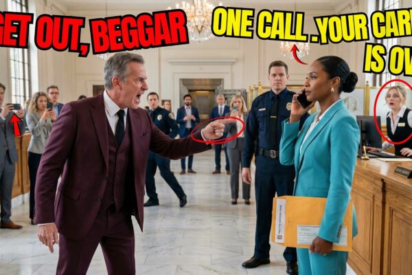 Bank Manager Screamed at a Black Woman: “Get Out, Beggar” — Her One Phone Call Froze the Branch