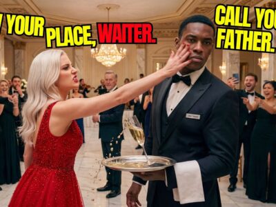 Rich Heiress Slapped a Black Waiter at a Gala —He Was the Biggest Investor Into His Father’s Company 